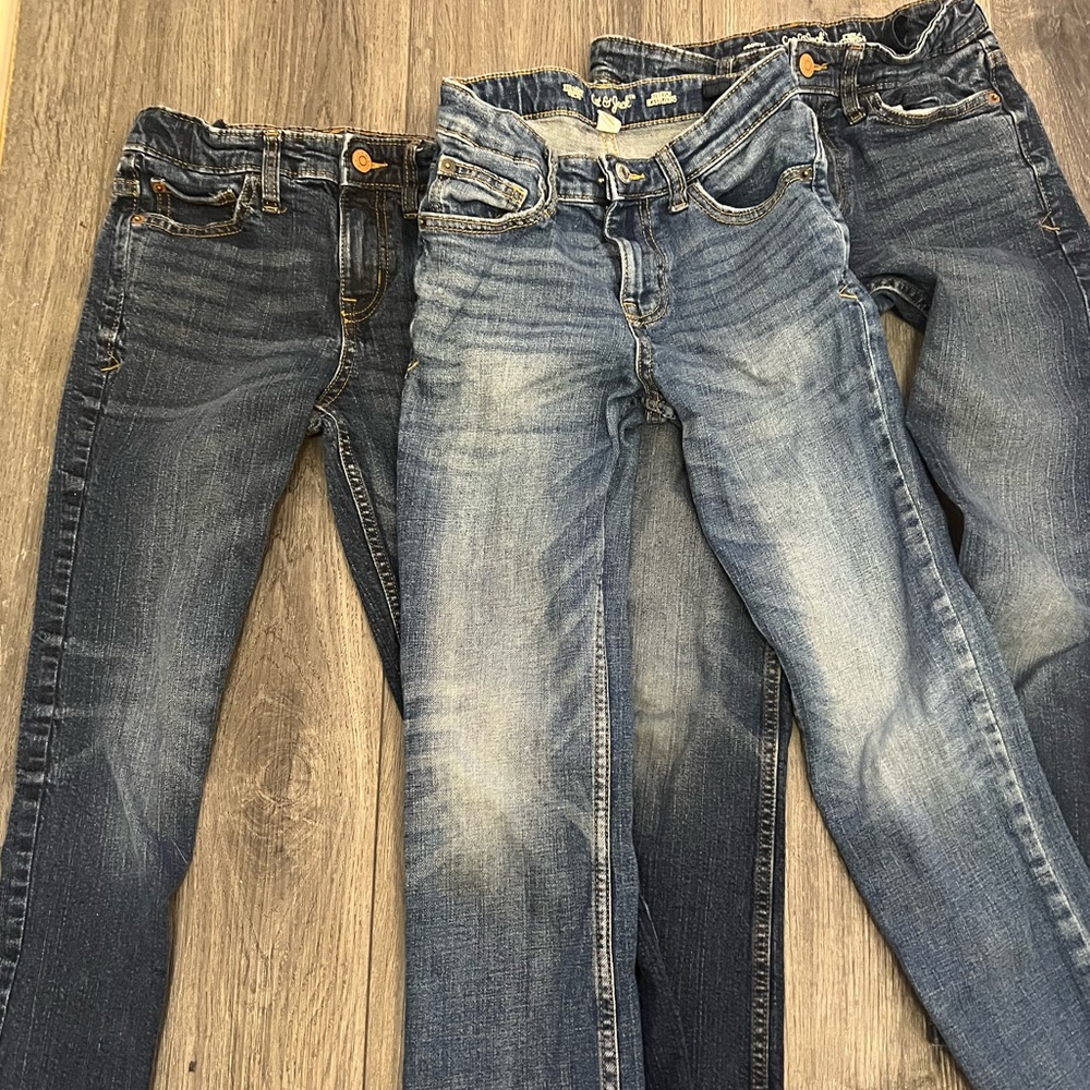 Boys lot of 3 Cat & Jack jeans Size 10